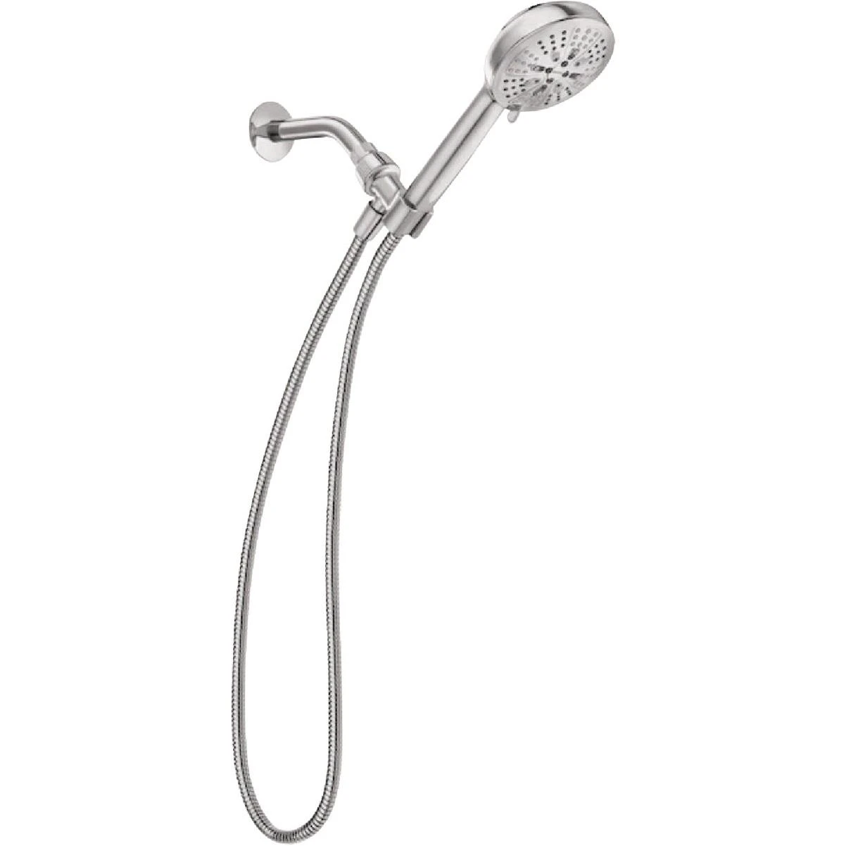 Hydro Energetix 7-spray Pattern 4.75 In. Wall Mount Handheld Shower Head, Chrome