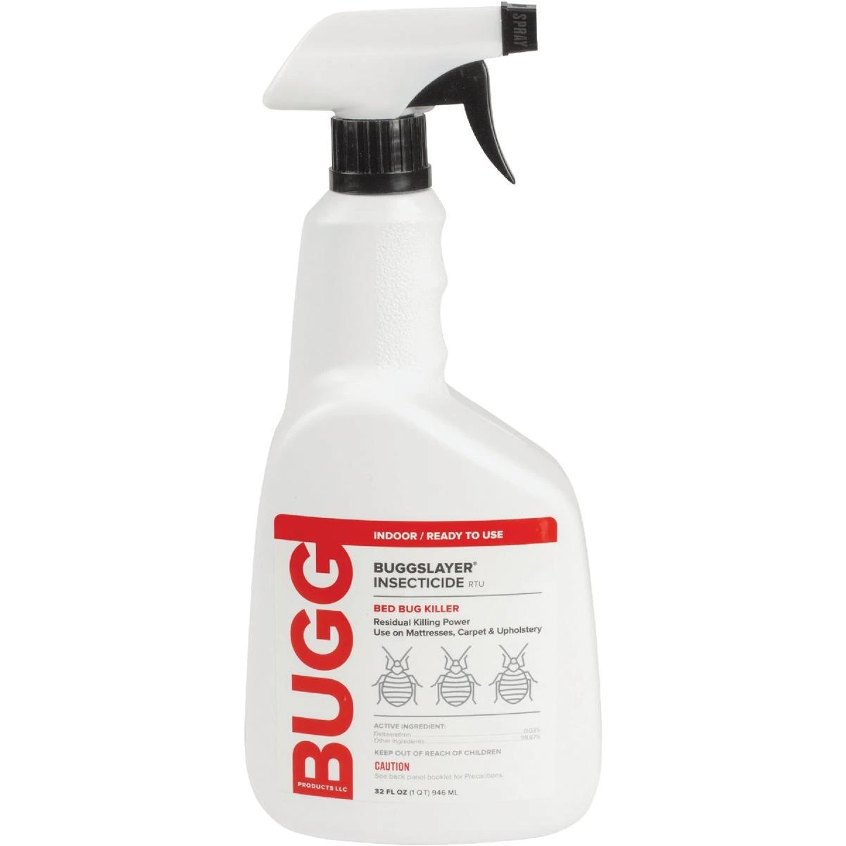 Buggslayer 32 Oz. Ready To Use Trigger Spray Bed Bug Killer