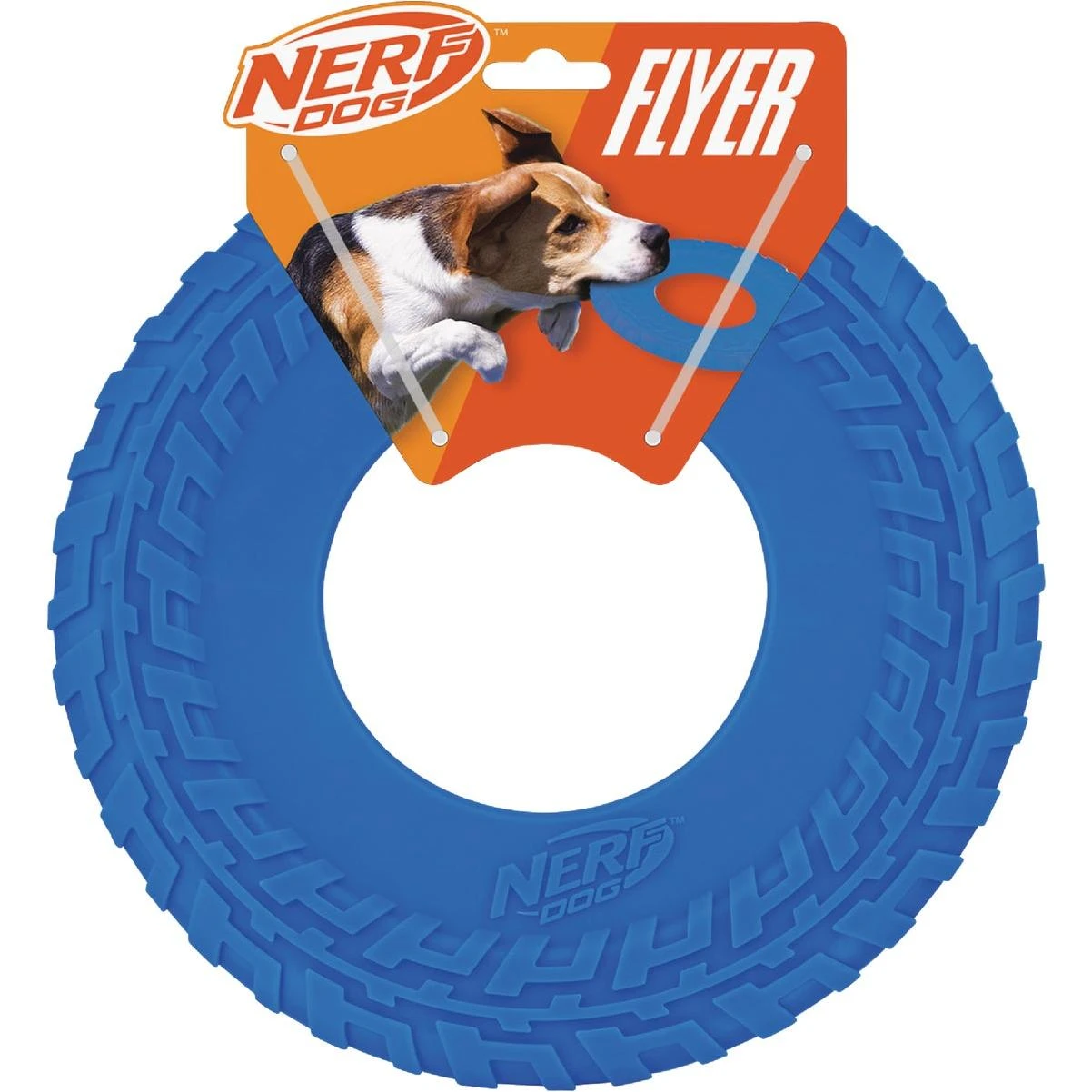 Nerf Dog Atomic Flyer 10-inch Fetch Disc For Medium & Large Dogs
