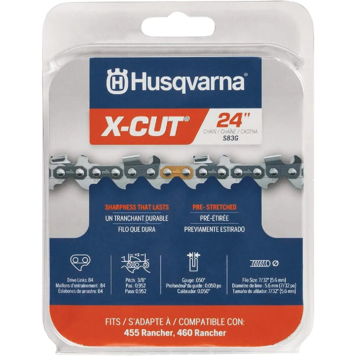 X-cut 24 In. 84-link Chainsaw Chain