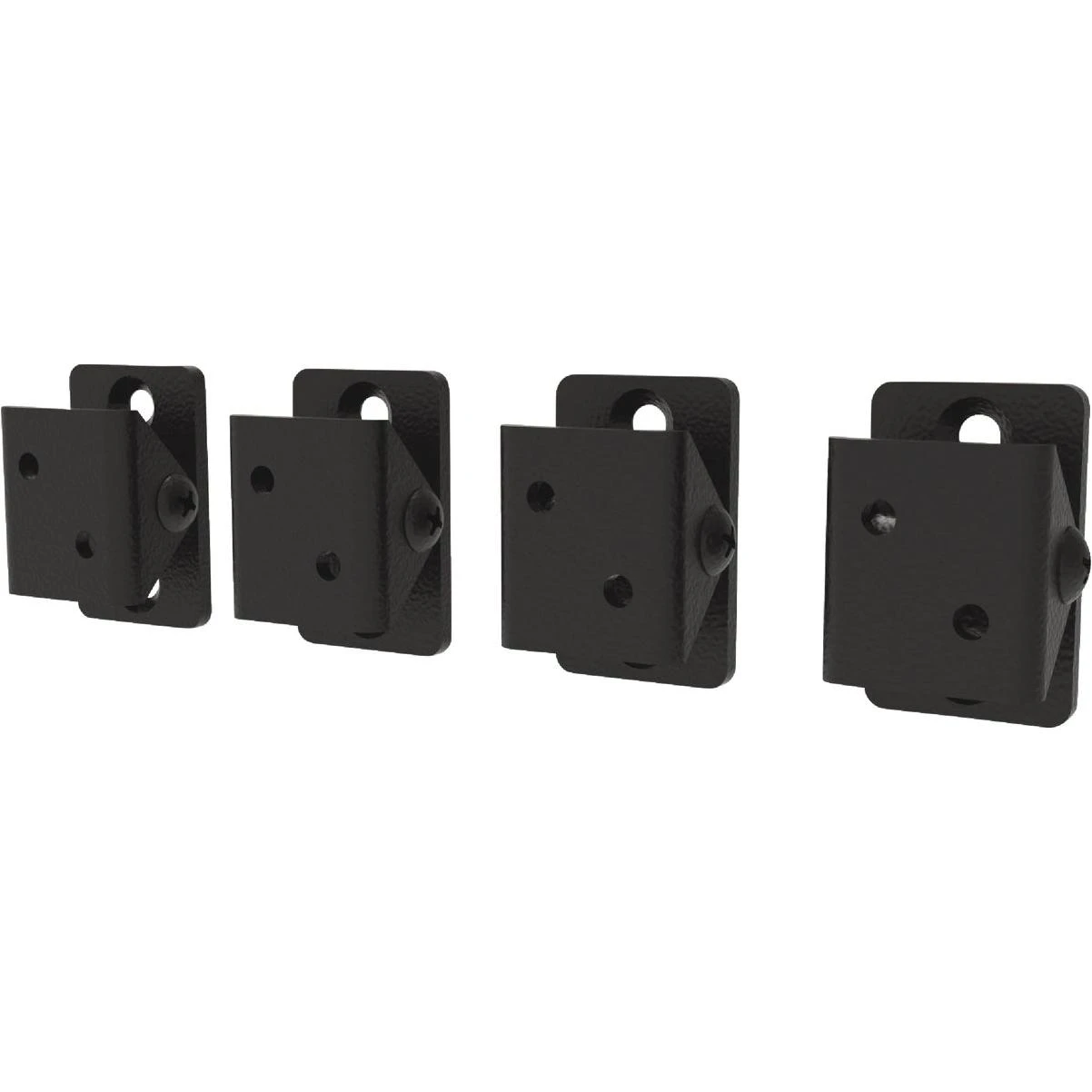 Fe26 Black Sand Galvanized Steel Angle Adapter Bracket (4-piece)