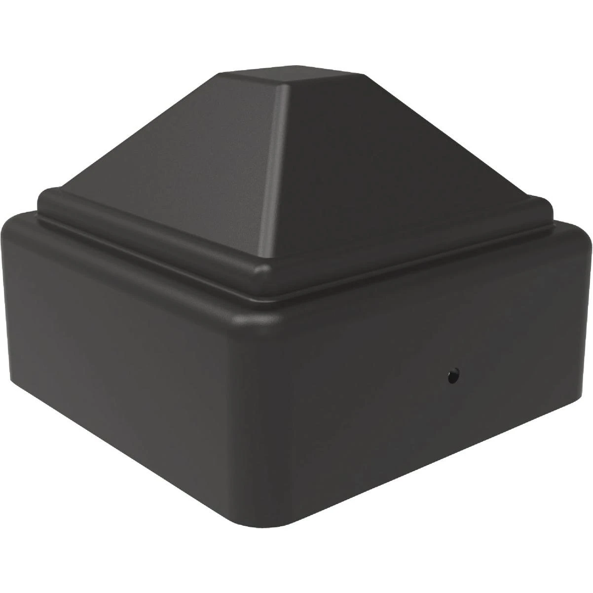 Fe26 3 In. X 3 In. Black Sand Galvanized Steel Post Cap