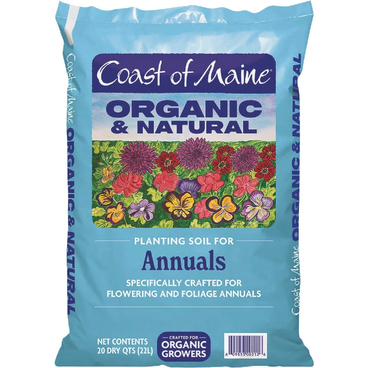 20 Qt. Organic & Natural Planting Soil For Annuals