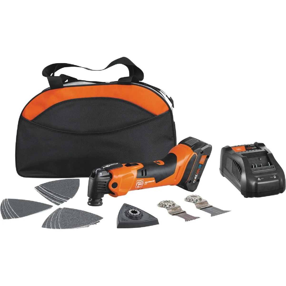 Multimaster Amm 500 Plus 18v Cordless Oscillating Multi-tool Kit With 4.0 Ah Battery & Rapid Charger