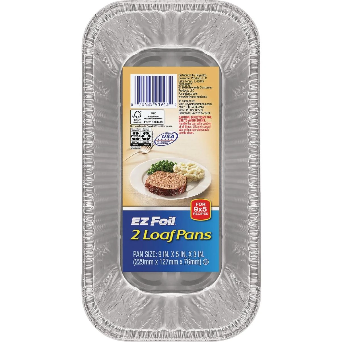 E-z Foil Loaf Pan (2-count)