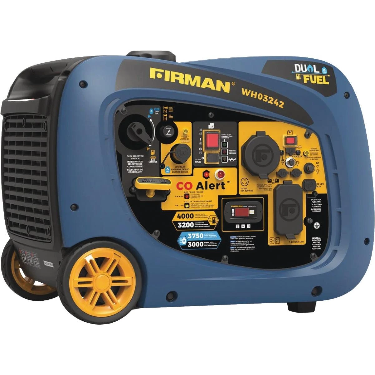 4000w Dual Fuel Inverter Portable Generator