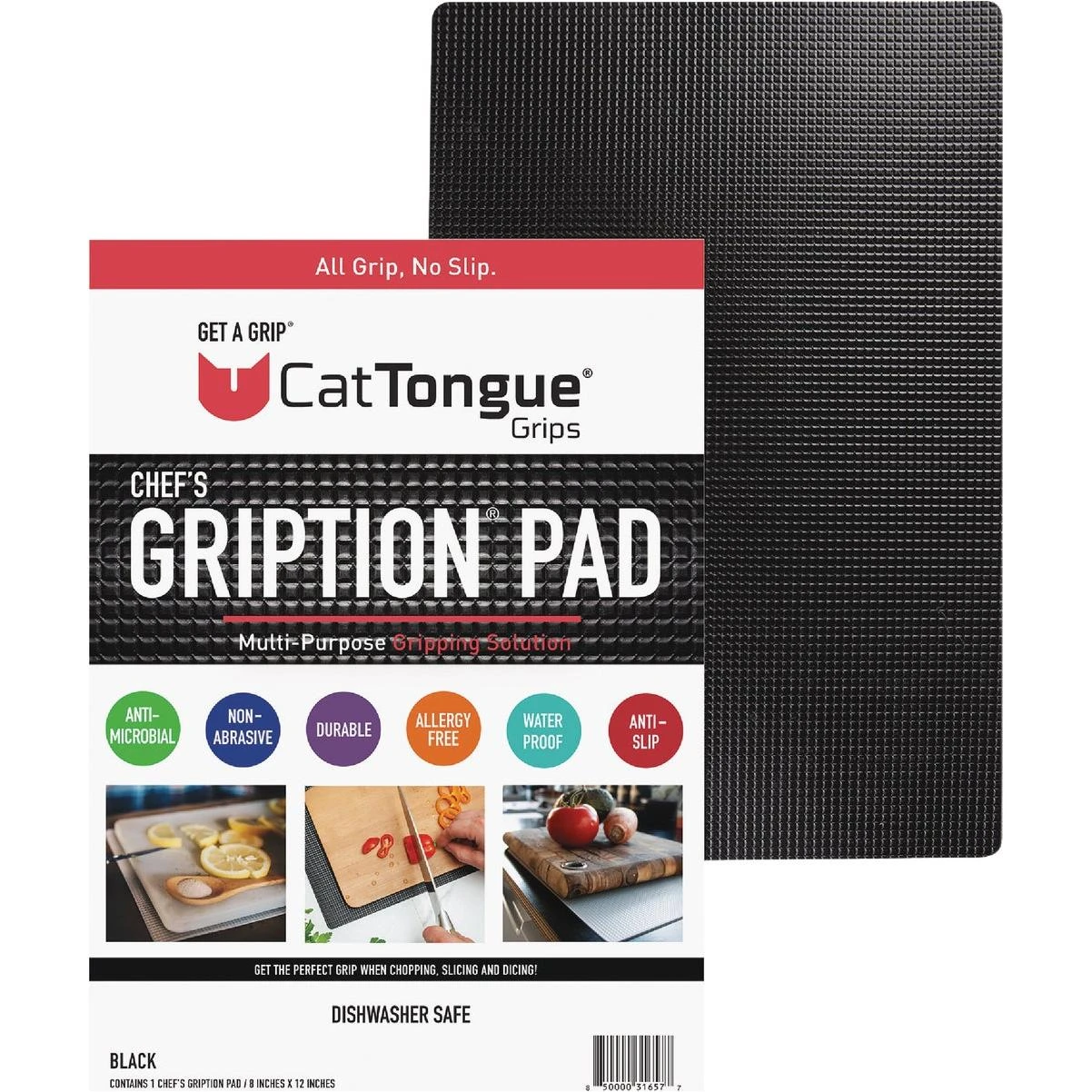 Chef's Gription 8 In. X 12 In. Non-adhesive Multi-purpose Gripping Solution