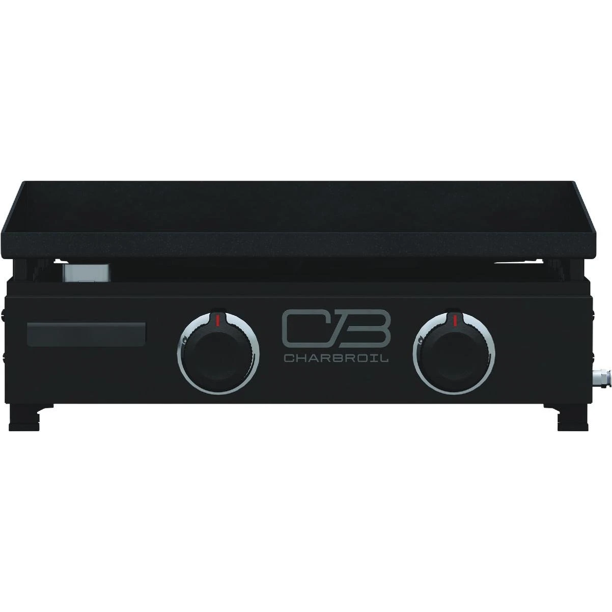 22 In. Performance Series Portable Tabletop 2 Burner Propane Gas Griddle, Black