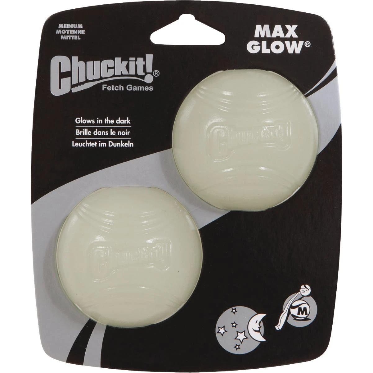 Max Glow Medium Ball (2-pack)