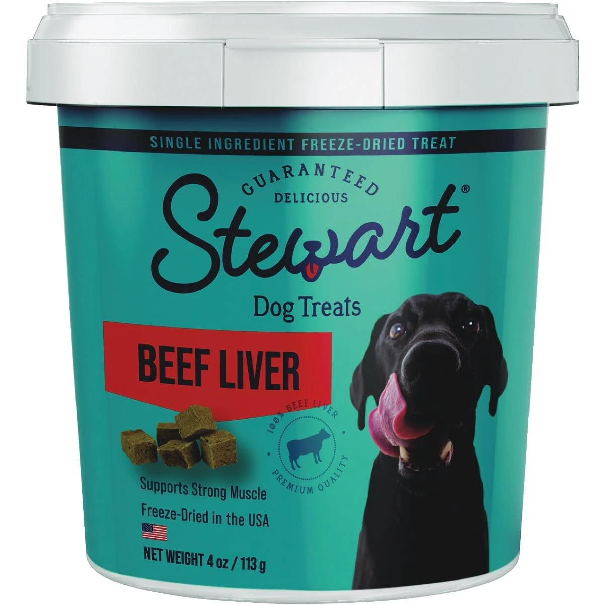 4 Oz. Tub Freeze-dried Beef Liver Dog Treats