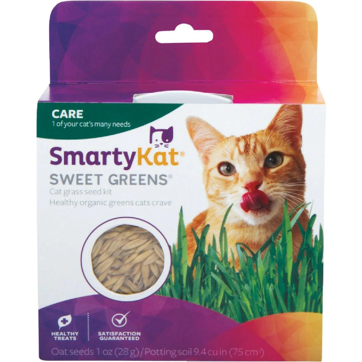 Sweet Greens 1 Oz. Organic Oat Grass Cat Grass Grow Kit