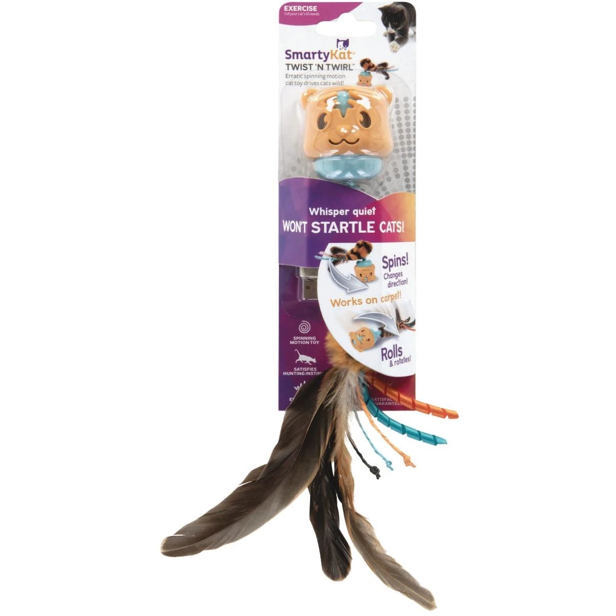 Twist 'n Twirl Electronic Motion Cat Toy