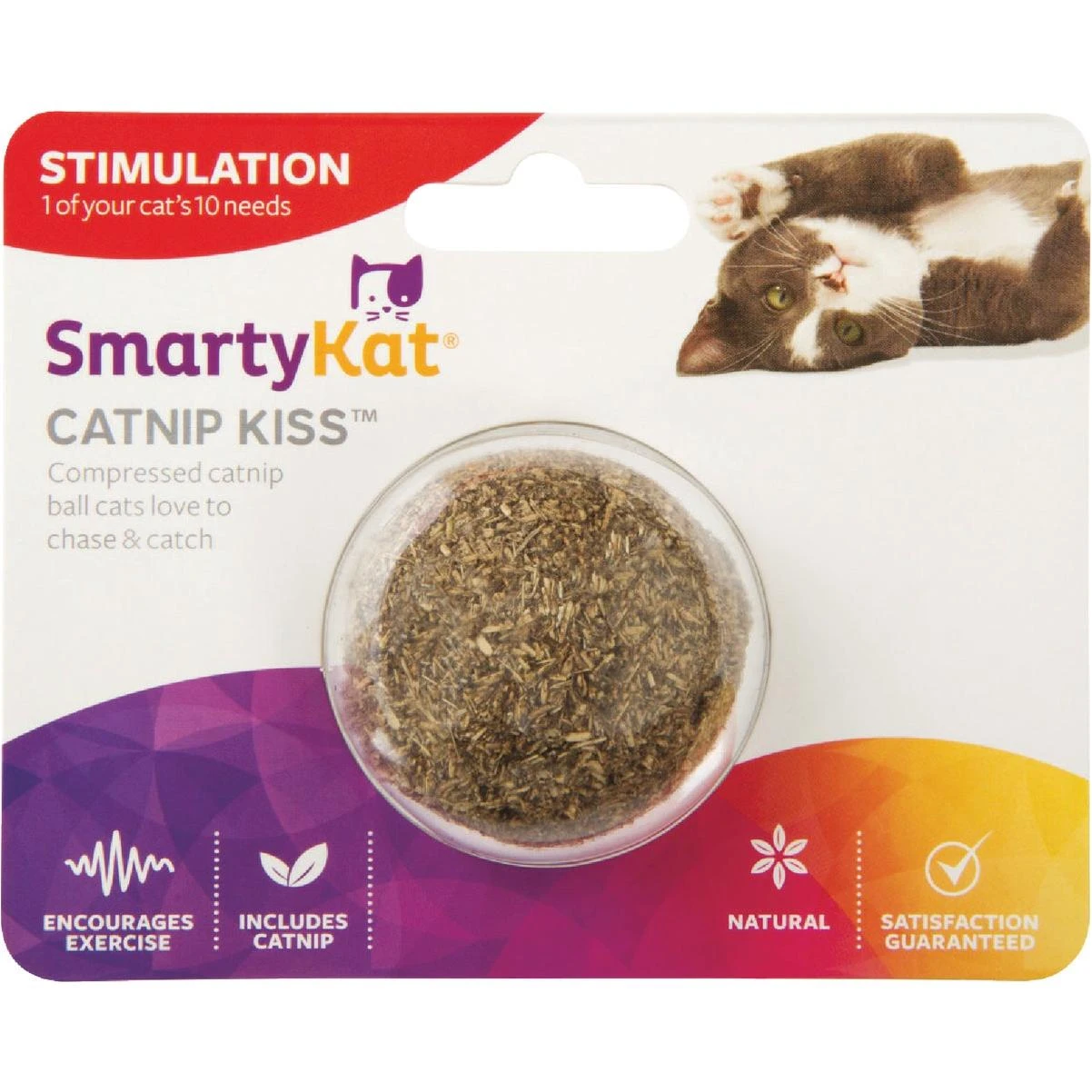 Catnip Kiss Compressed Catnip Ball Cat Toy