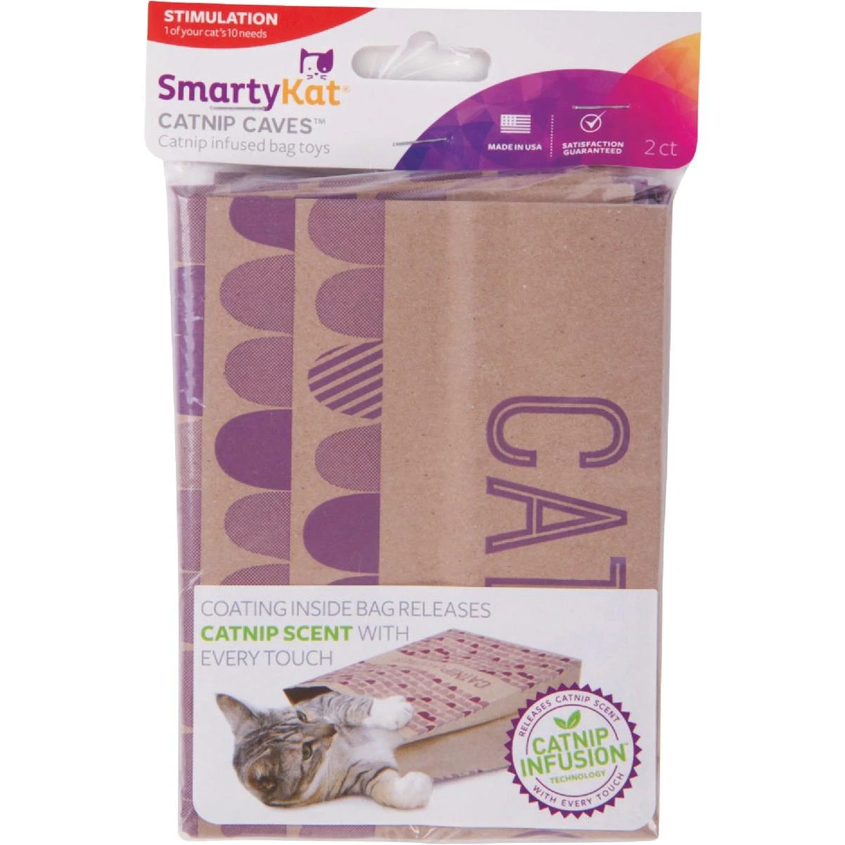 Catnip Caves Cat Toy (2-pack)