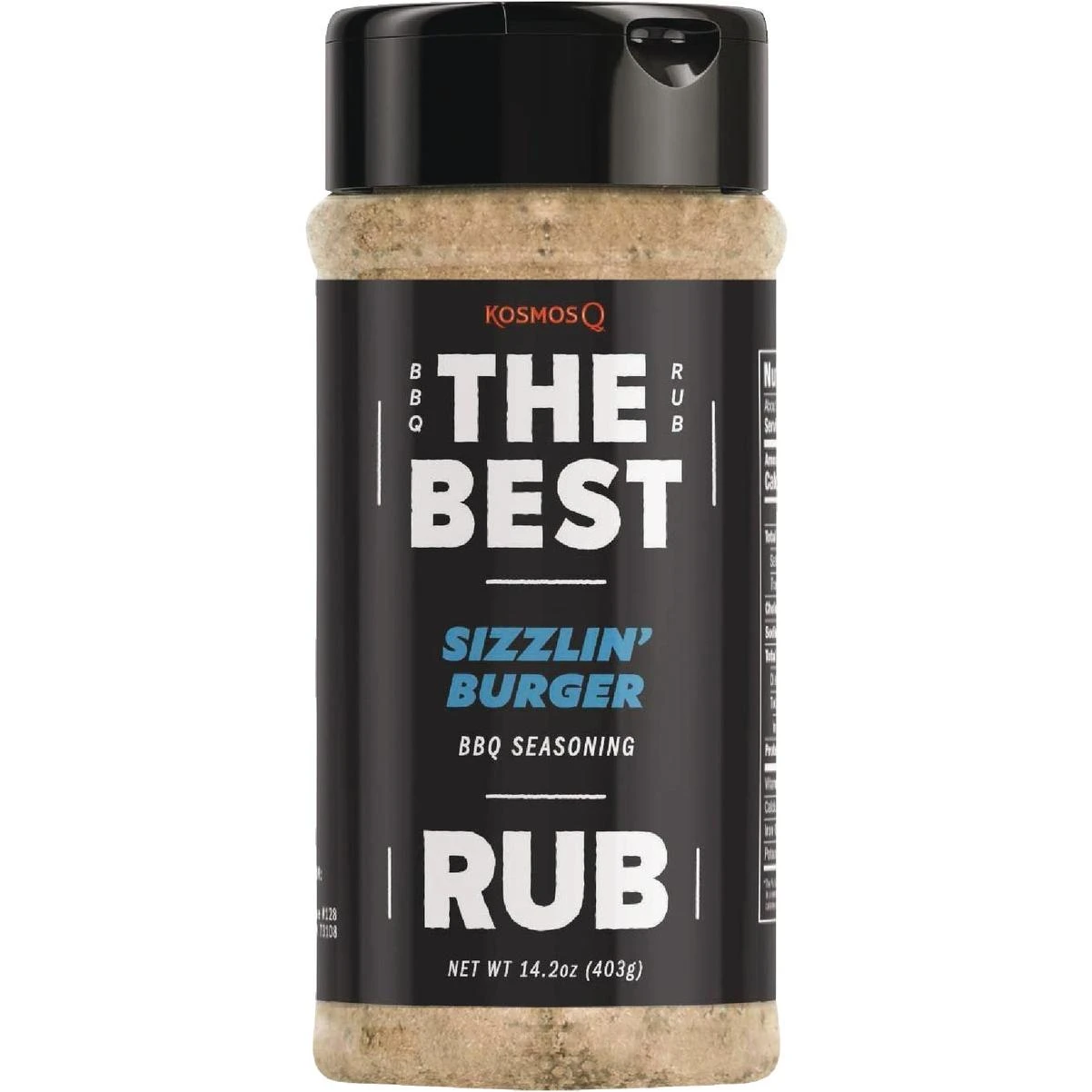 14.2 Oz. The Best Sizzlin' Burger Rub
