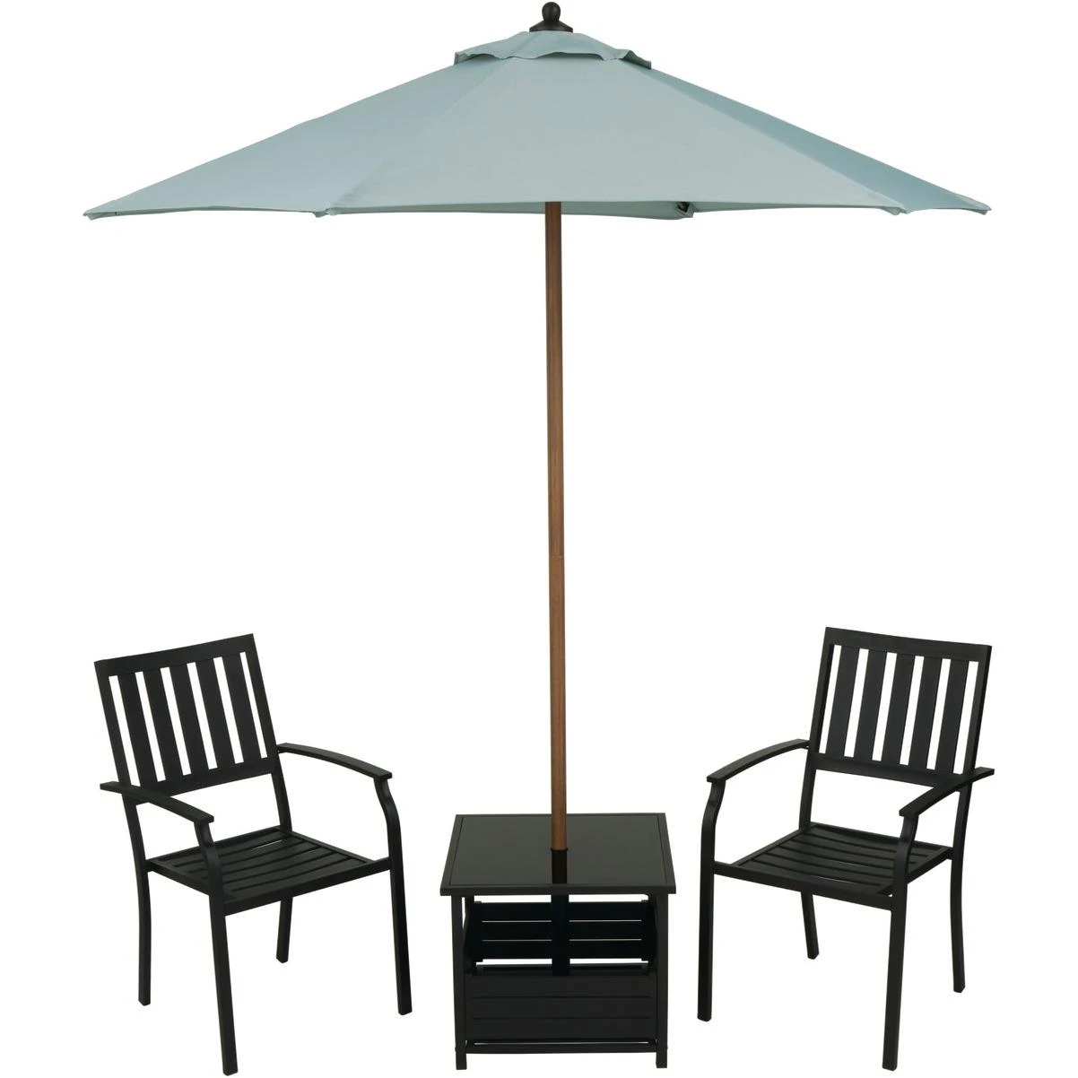 3-piece Chat Set With Umbrella & Pfas-free Fabric