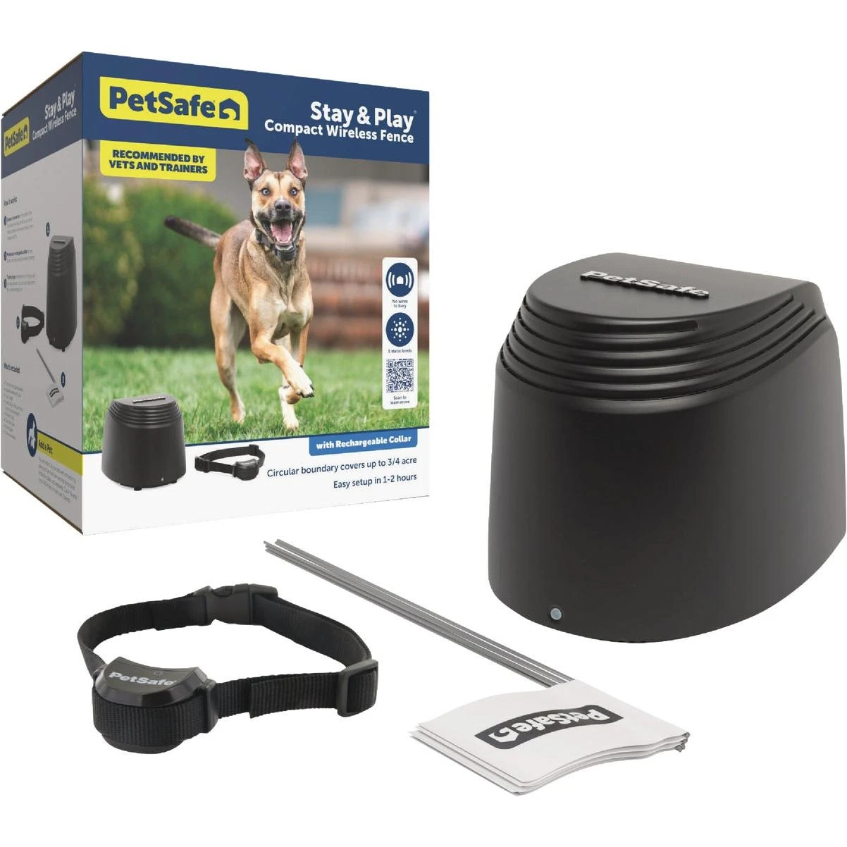 Stay & Play Compact Wireless Dog Fence