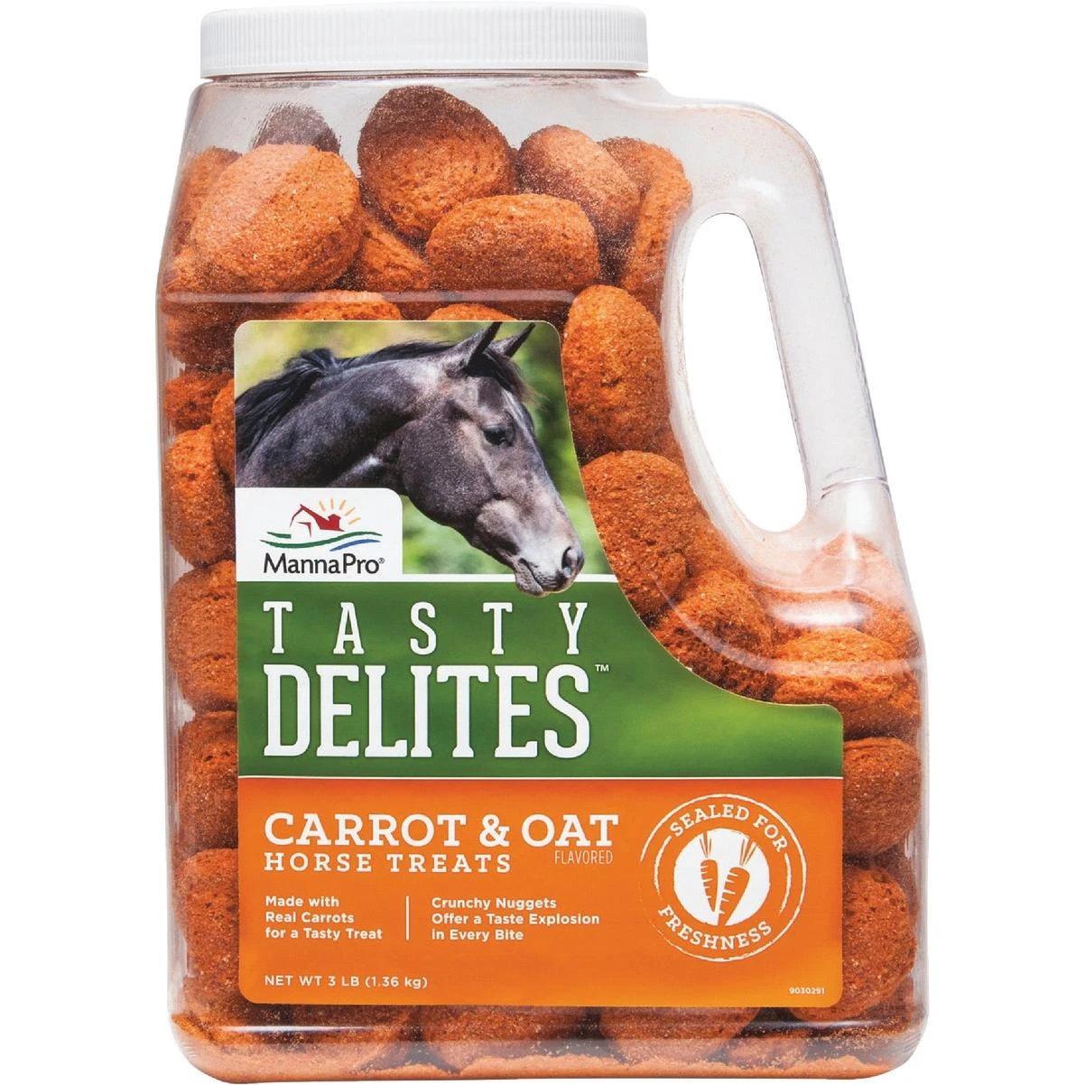 Tasty Delites 4 Lb. Carrot Flavored Horse Treat