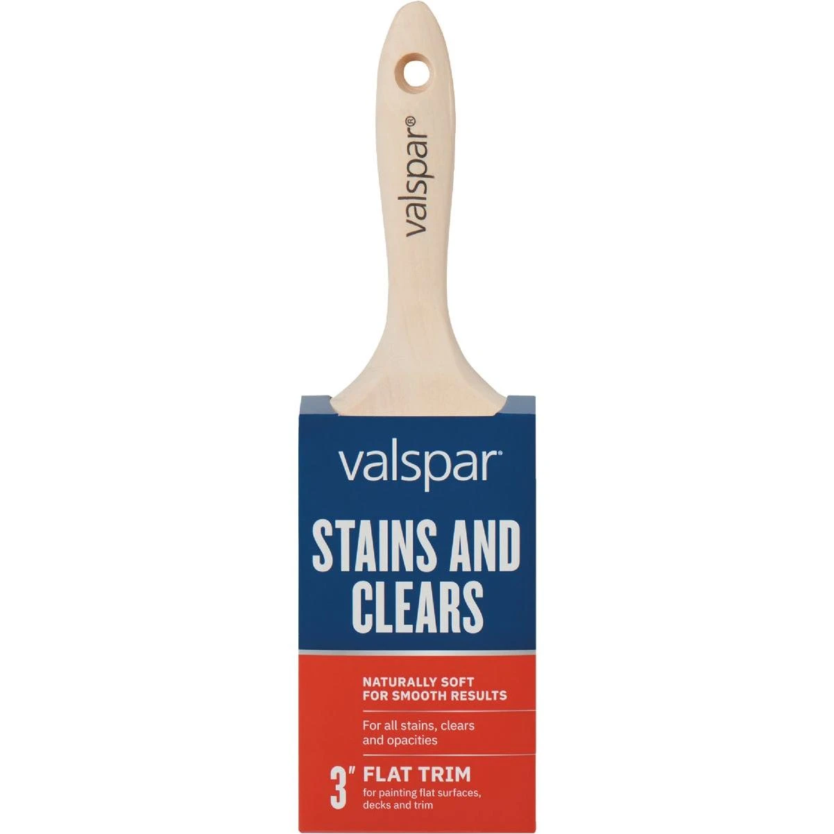 3 In. All Stains Flat Trim Brush
