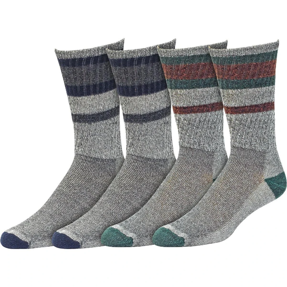 Men's Merino Wool Boot Crew Sock (6-pack)