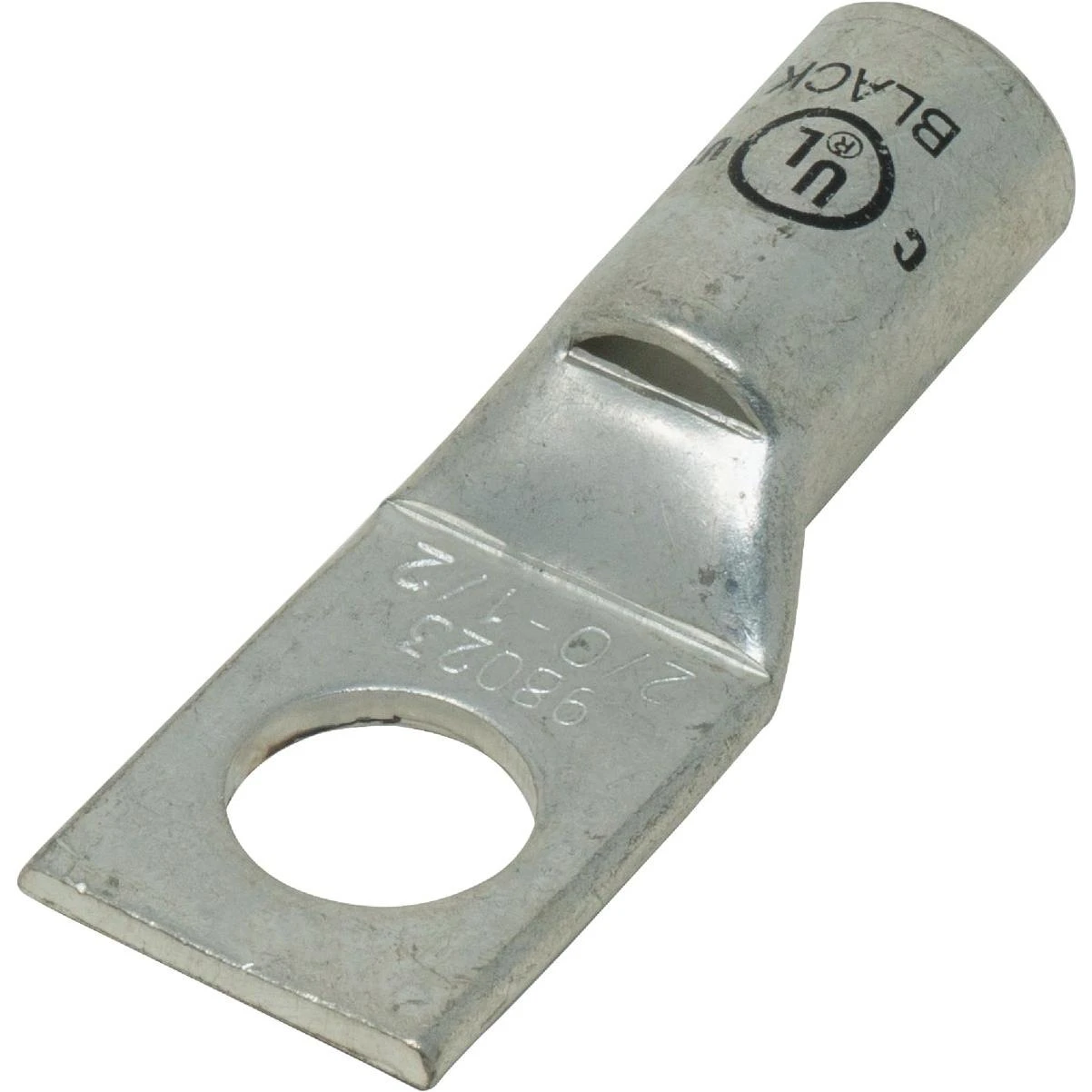 #2/0 Str 1/2 In. Stud Hole Compression Lug