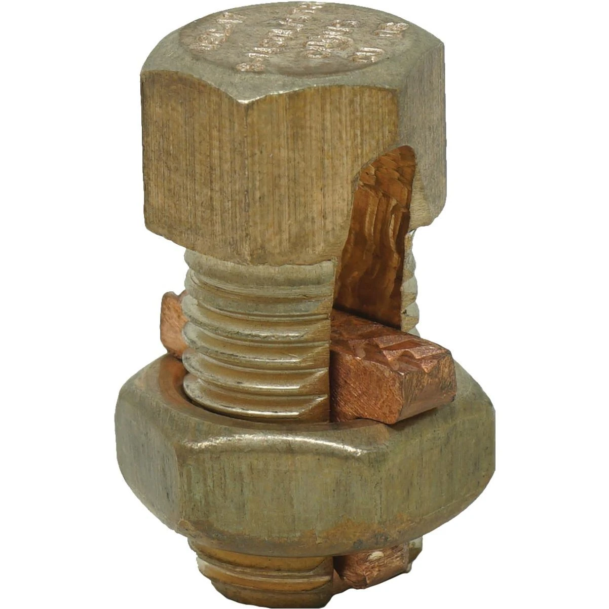 #8 Sol/str To #6 Sol Copper Alloy Split Bolt Connector