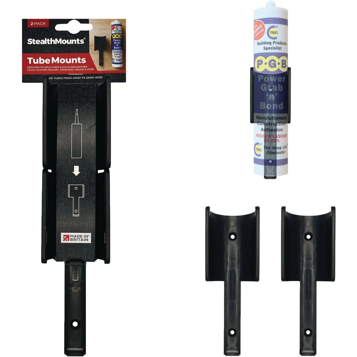 Caulking Tube Mount (2-pack)