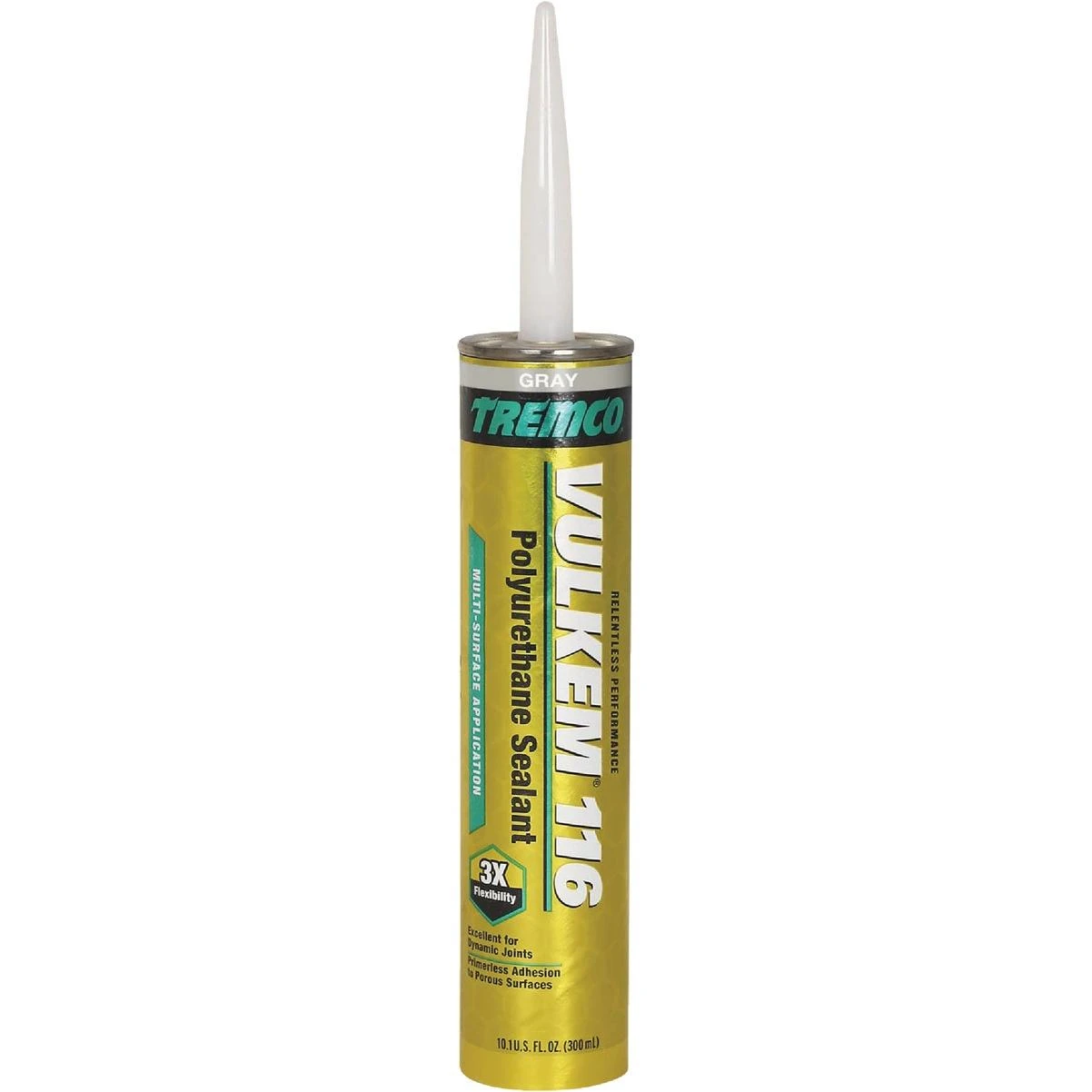 Vulkem 116 Gray Polyurethane Sealant – 10.1 Oz, Exterior Moisture-curing Gun-grade Sealant
