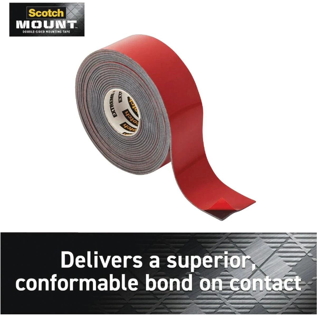 Mount 1 In. X 125 In. Extreme Double-sided Mounting Tape