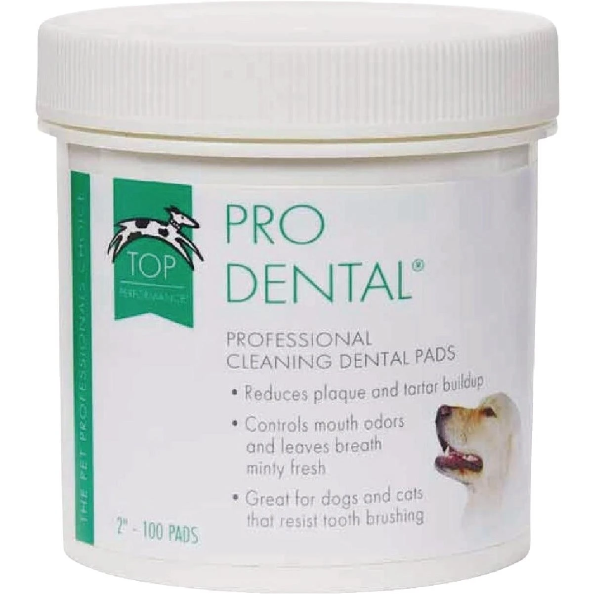 Top Performance Prodental Cleansing Pet Dental Pads (100-pack)