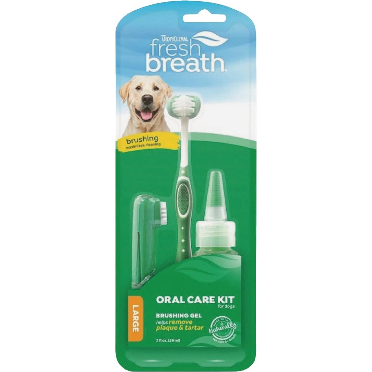 Tropiclean Fresh Breath Large Pet Oral Care Kit