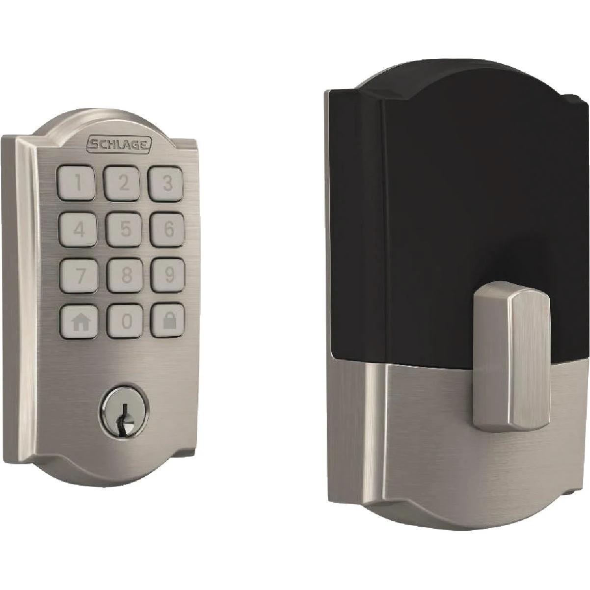 Arrive Camelot Satin Nickel Smart Wifi Deadbolt