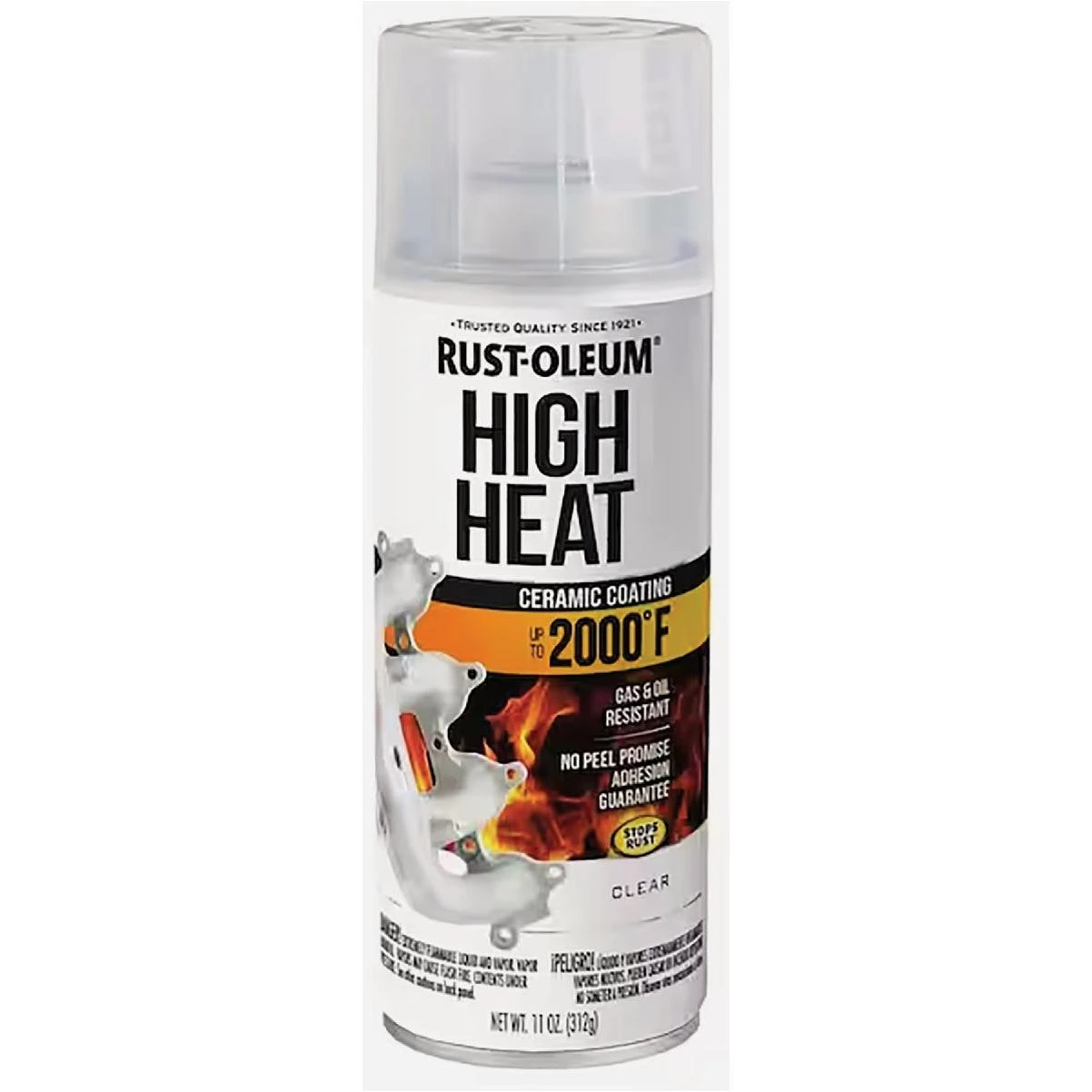 12 Oz. Clear Automotive High Heat Spray Paint