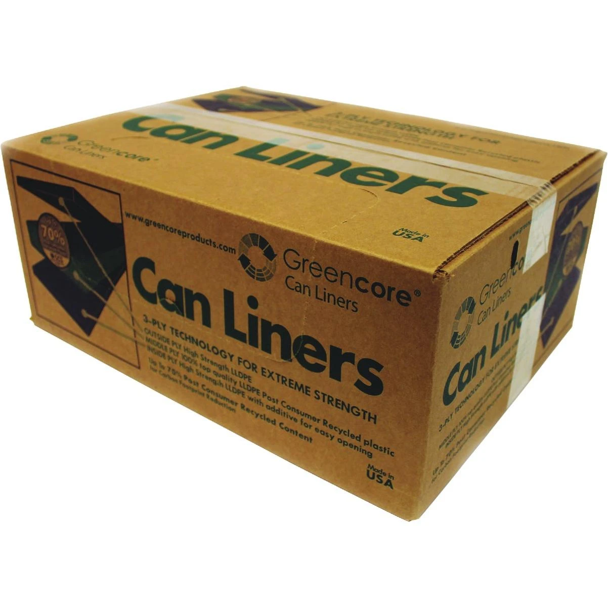 Slim Jim 23-24 Gal. Clear Can Liner (200-count)