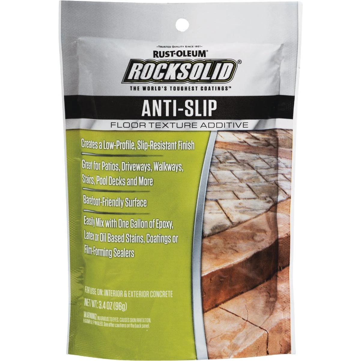 Rocksolid Anti-slip Floor Texture Additive, 3.4 Oz.