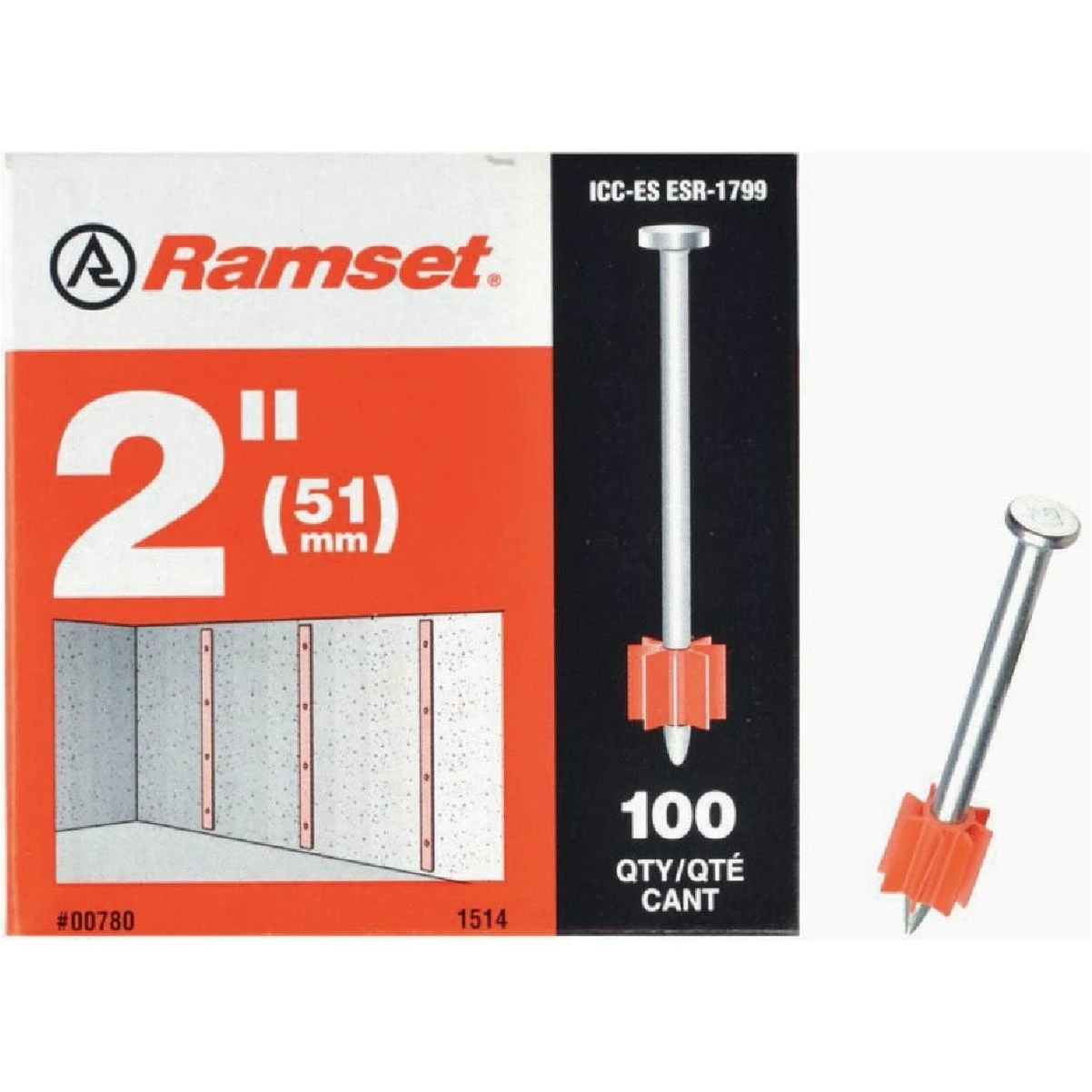 1-1/4 In. Fastening Pin With Washer (100-pack)