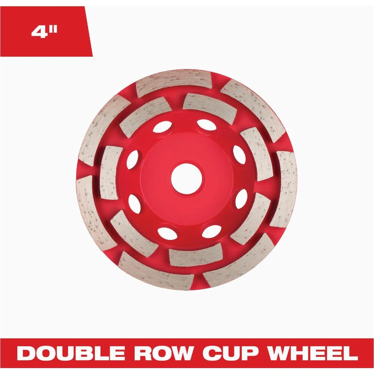 Diamond Max 4 In. Double Row Diamond Cup Wheel