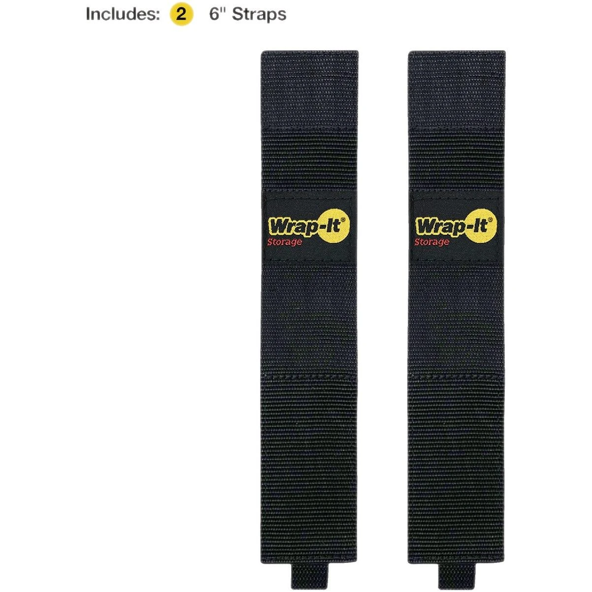 Twin-straps 16 In. Dual Ended Hook & Loop Hanging Strap (2-pack)