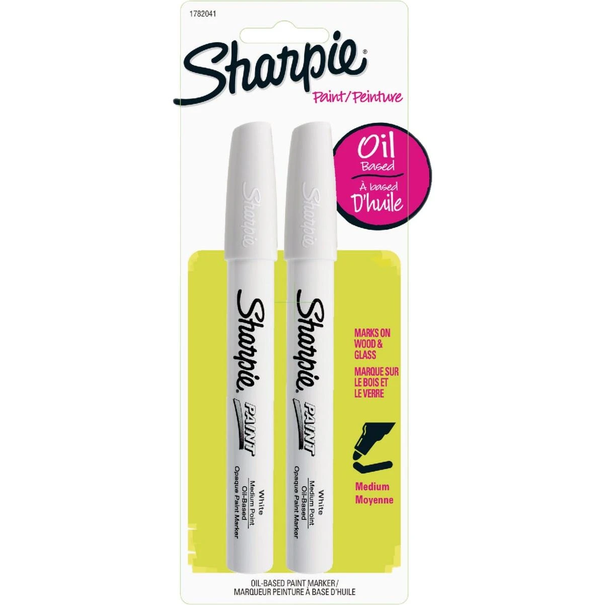 White Medium Point Paint Marker (2-pack)