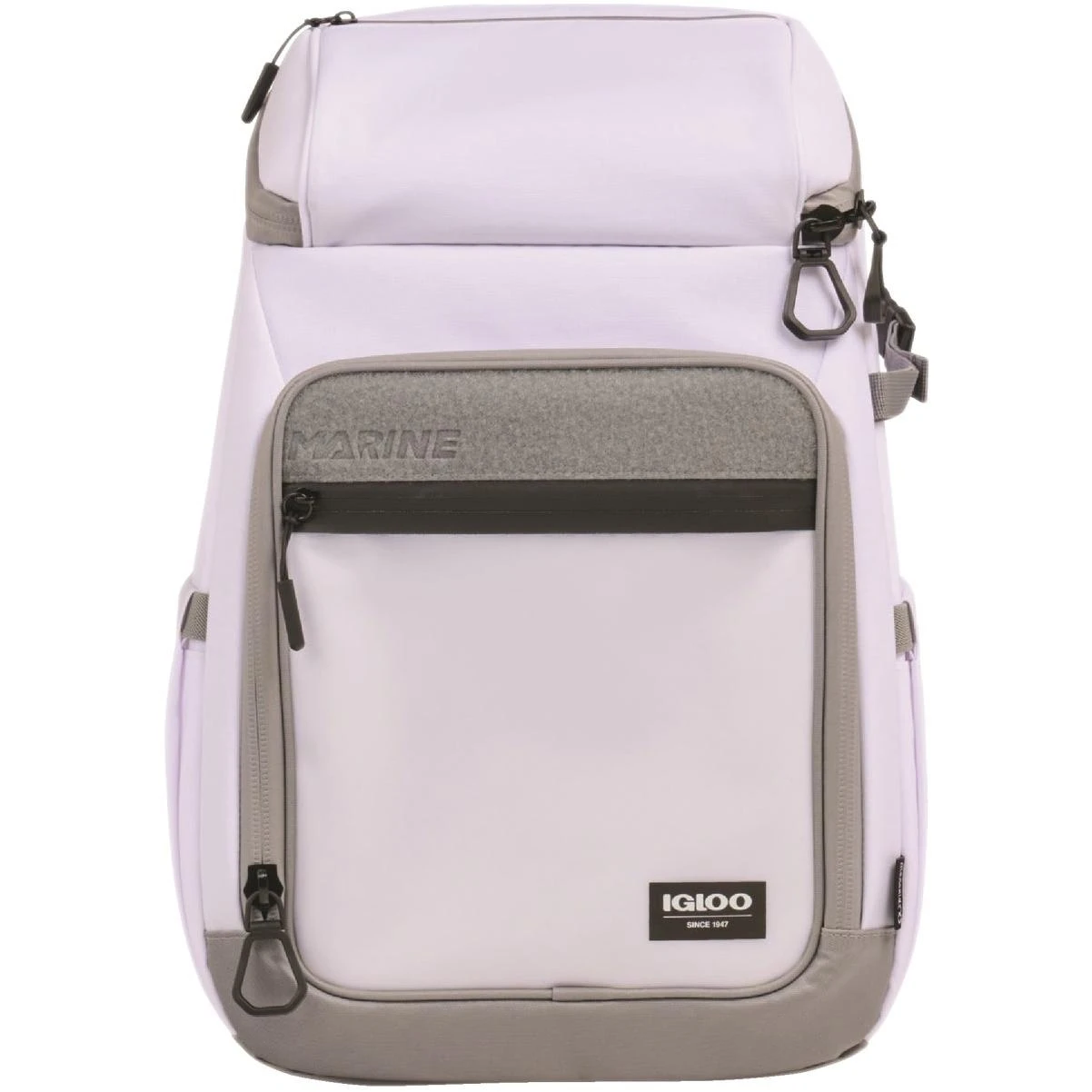 Marine 30 Qt. Backpack Cooler, White & Gray