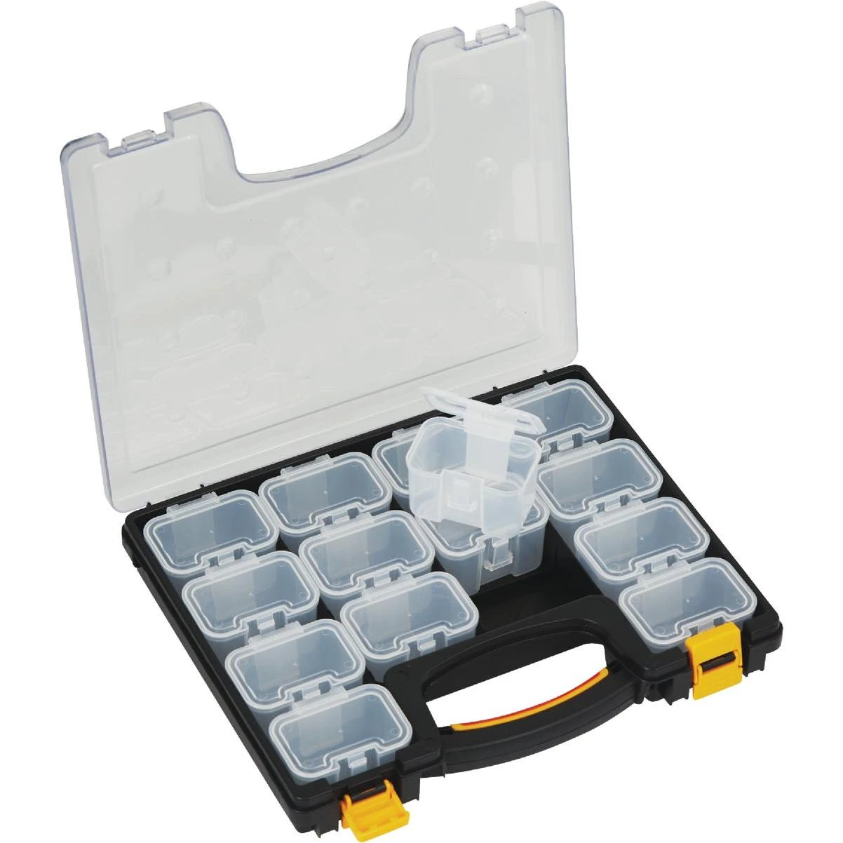 Plastic Parts Organizer With (14) Removable Storage Containers