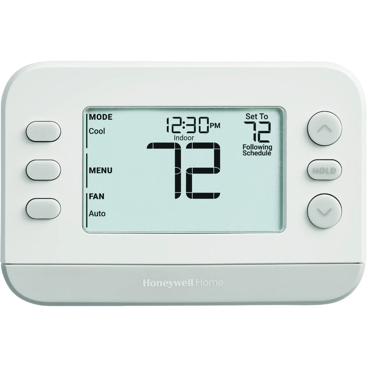 X2p Flexible Schedule Two-stage Programmable White Digital Thermostat