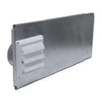 White Adjustable 4 Inch Window Plate For Ventilation Systems
