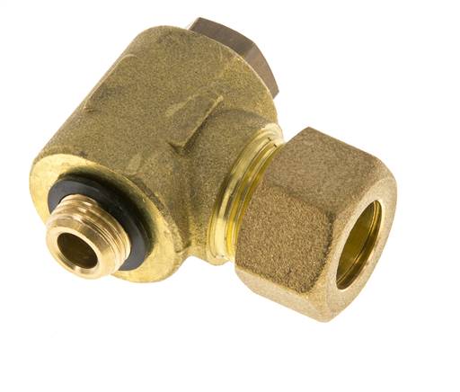 14mm & G1/4'' Brass Swivel Joint Compression Fitting with Male Threads 89 bar Polyamide DIN EN 1254-2