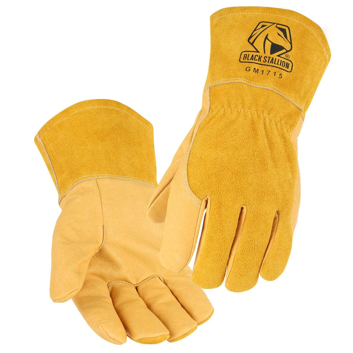 Black Stallion Grain Pigskin Palm MIG Glove w/ Side Padding – GM1715-TT
