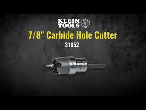 Carbide Hole Cutter, 7/8-Inch