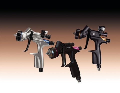 DeVilbiss DV1 3-Spray Gun Bundle with GPG Primer Gun (704702)
