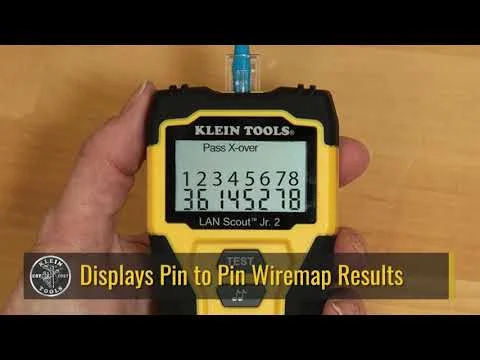 Ethernet Cable Tester Kit, LAN Scout Jr. Cable Tester, RJ45 Remote
