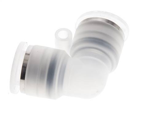 12mm 90deg Polypropylene (PP) Elbow Push-in Fitting EPMD/PTFE