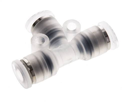 4mm Polypropylene (PP) Tee Push-in Fitting EPMD FDA